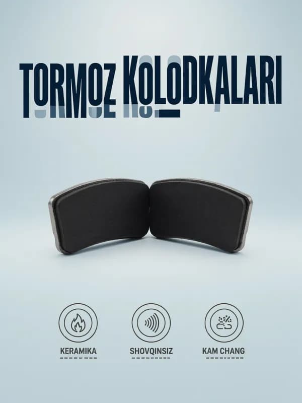 Tormoz kolodkalari old, keramika