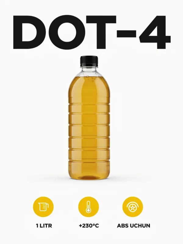 Tormoz suyuqligi DOT-4, 1 litr